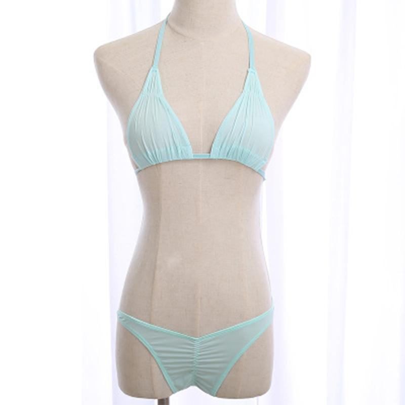 Women Erotic Sexy Tiny Bikinis Set Mini Micro Swimwear Sexy