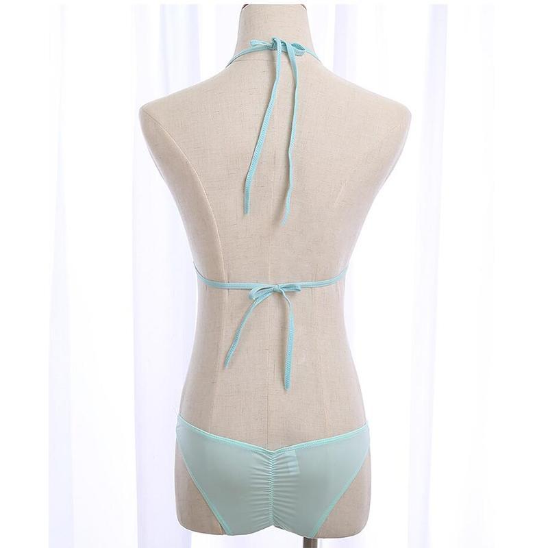 Women Erotic Sexy Tiny Bikinis Set Mini Micro Swimwear Sexy