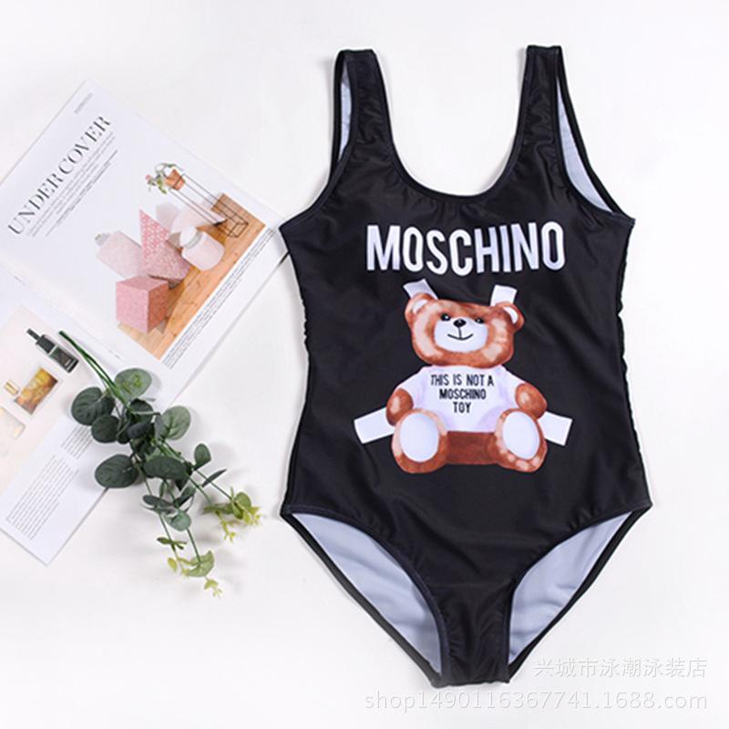 Bikinis Set Monokini 3d Minnie Swimwear Flag Women Sexy Push Up CARTOON