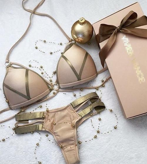 Bikinis Women Black Bandage Swimsuit 2018 Sexy Push Up Swimwear