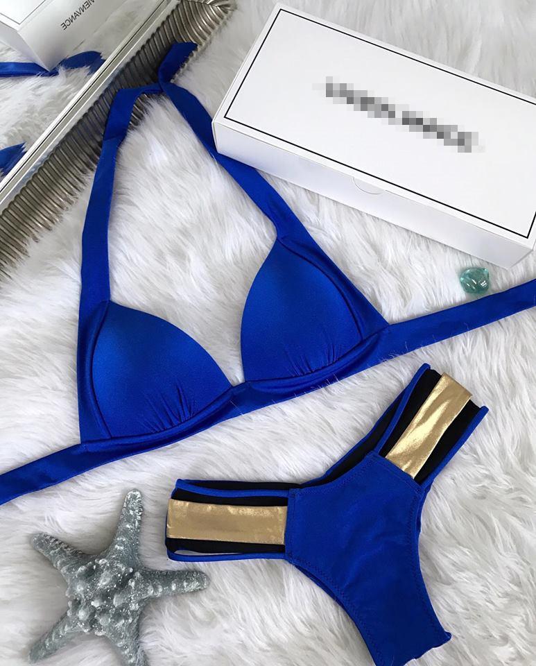 Bikinis Women Black Bandage Swimsuit 2018 Sexy Push Up Swimwear