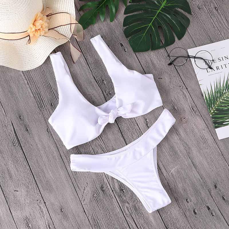 HolaSukey 2018 New Bikini Set Retro Micro Bikinis 2018 New Women Swimwear Sexy Bandage Swimsuits Brazilian Summer Bathing Suits
