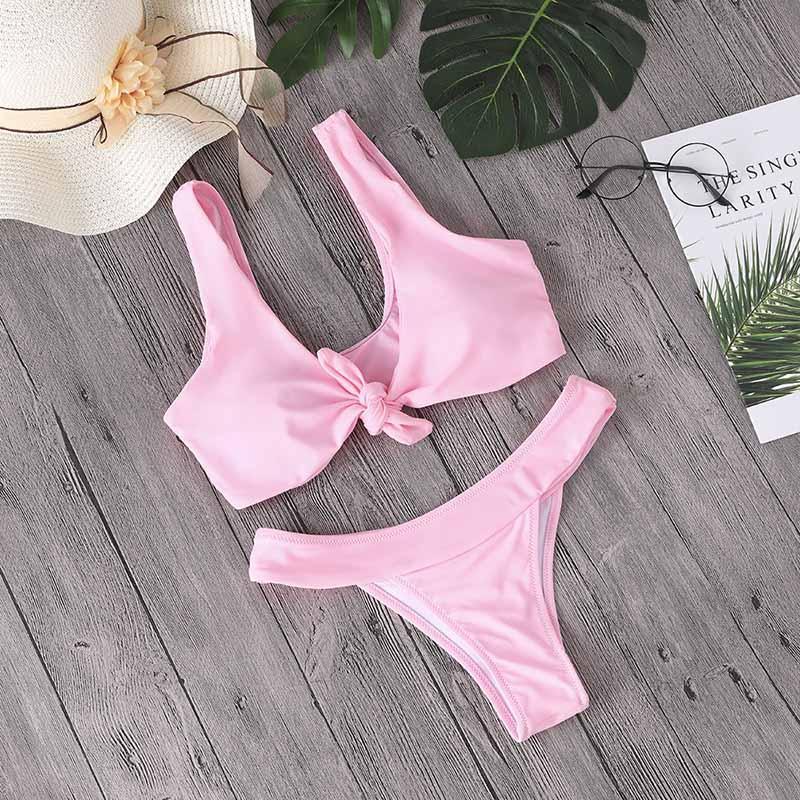 HolaSukey 2018 New Bikini Set Retro Micro Bikinis 2018 New Women Swimwear Sexy Bandage Swimsuits Brazilian Summer Bathing Suits