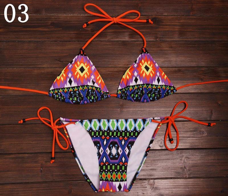 Sexy Bikinis 2018 Women Swimsuit Push Up Swimwear Fenale Summer Beach Wear Printed Brazilian Bikini Set Bathing Suits Swim Wear