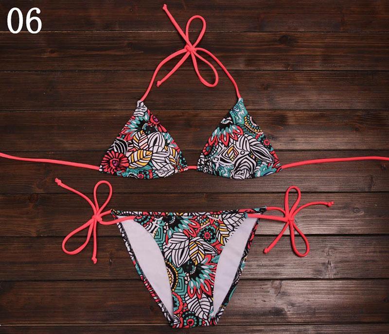Sexy Bikinis 2018 Women Swimsuit Push Up Swimwear Fenale Summer Beach Wear Printed Brazilian Bikini Set Bathing Suits Swim Wear