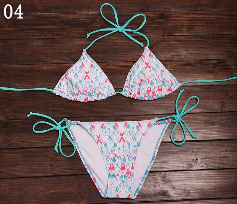 Sexy Bikinis 2018 Women Swimsuit Push Up Swimwear Fenale Summer Beach Wear Printed Brazilian Bikini Set Bathing Suits Swim Wear