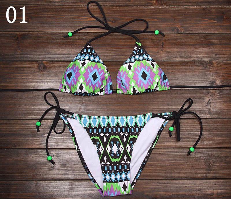 Sexy Bikinis 2018 Women Swimsuit Push Up Swimwear Fenale Summer Beach Wear Printed Brazilian Bikini Set Bathing Suits Swim Wear