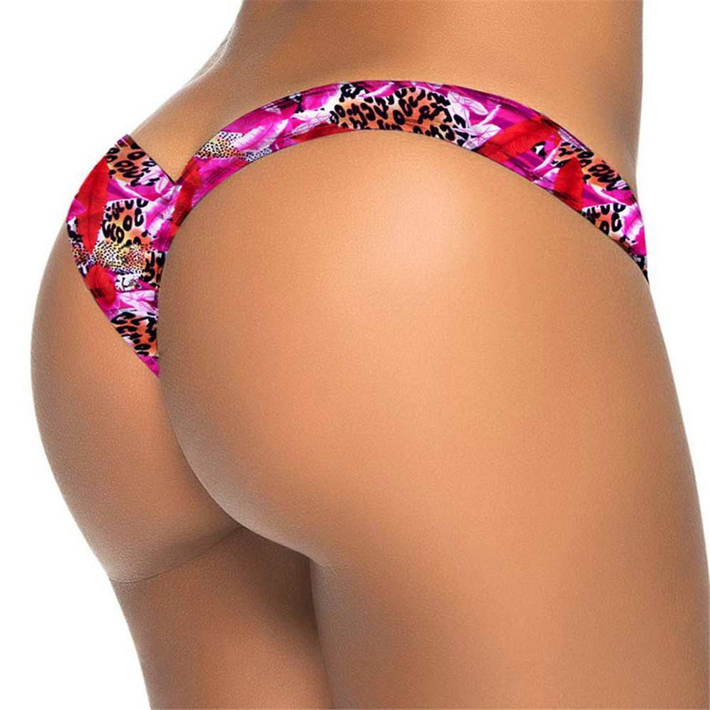 V shape Sexy Brazilian Bikini Bottom 2018 Bather Women Swimwear Female Thong Tanga Mini Micro Swim Brief Panties Underwear V87