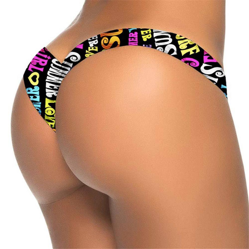 V shape Sexy Brazilian Bikini Bottom 2018 Bather Women Swimwear Female Thong Tanga Mini Micro Swim Brief Panties Underwear V87