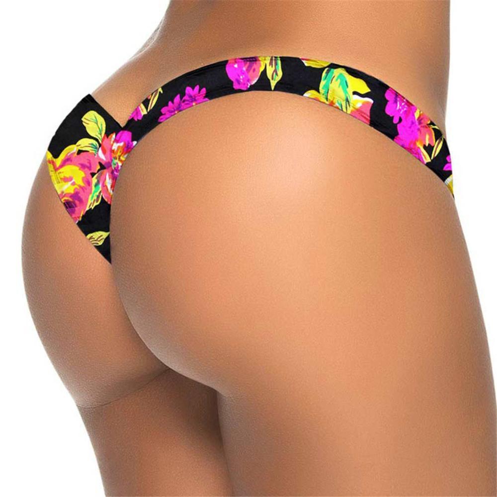 V shape Sexy Brazilian Bikini Bottom 2018 Bather Women Swimwear Female Thong Tanga Mini Micro Swim Brief Panties Underwear V87