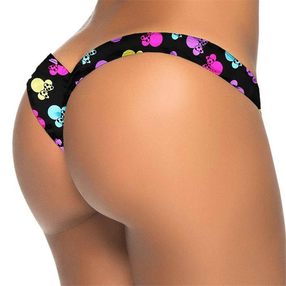 V shape Sexy Brazilian Bikini Bottom 2018 Bather Women Swimwear Female Thong Tanga Mini Micro Swim Brief Panties Underwear V87