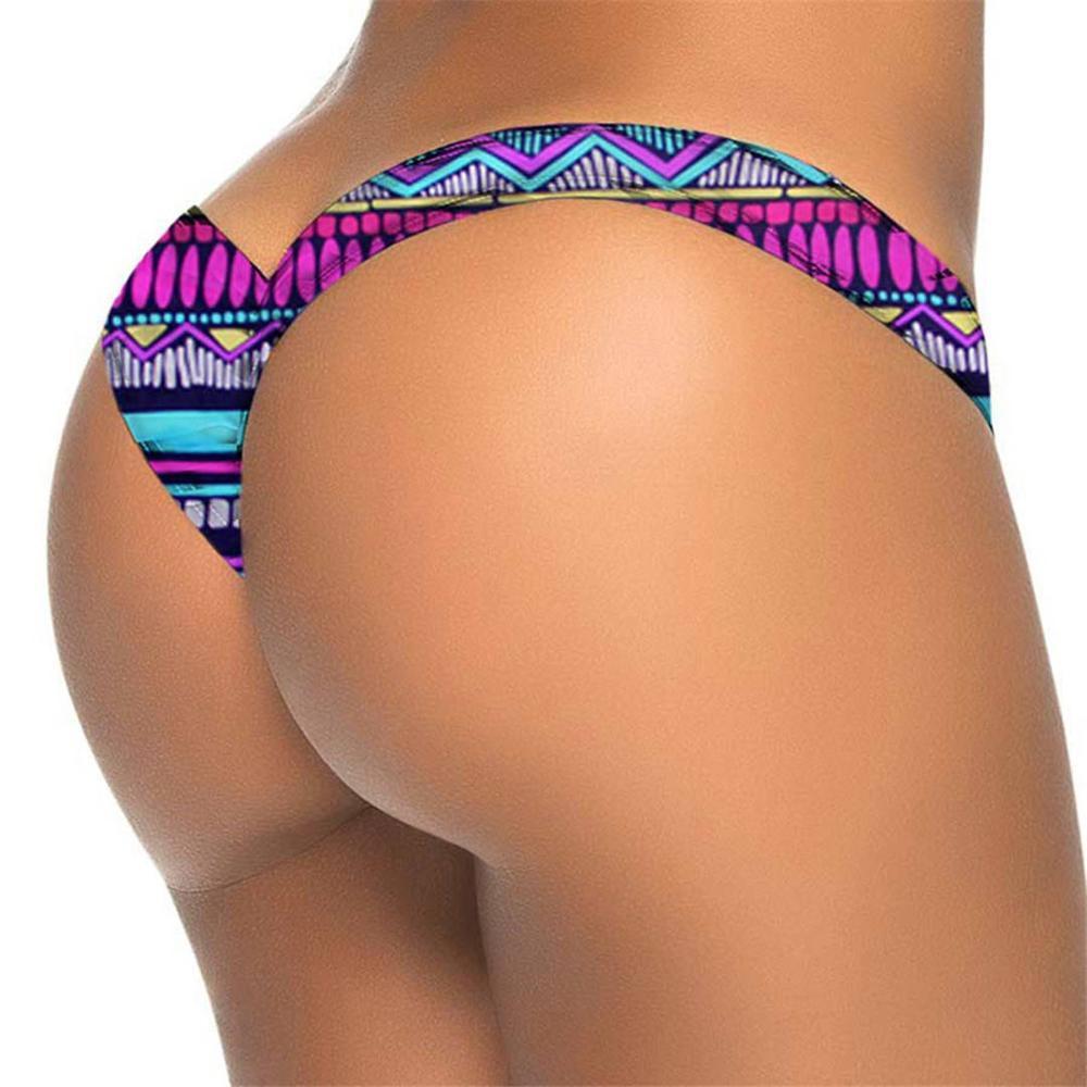 V shape Sexy Brazilian Bikini Bottom 2018 Bather Women Swimwear Female Thong Tanga Mini Micro Swim Brief Panties Underwear V87