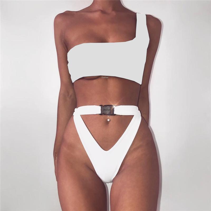 Women Hollow Out Swimsuit Bikini Sexy Women Push Up Swimwear Bathing Suit Biquinis Feminino 2018 New Swimming Suit