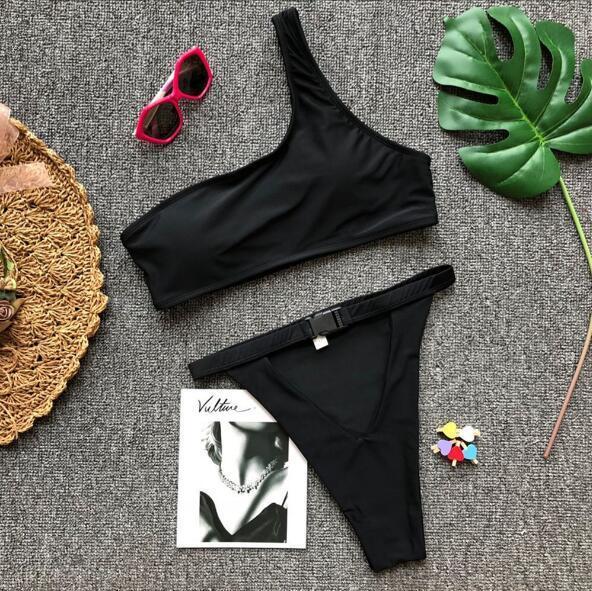 Women Hollow Out Swimsuit Bikini Sexy Women Push Up Swimwear Bathing Suit Biquinis Feminino 2018 New Swimming Suit