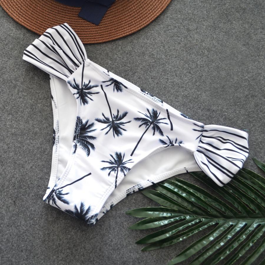 YCDYZ Sexy Bikinis Women Swimsuit 2018 Summer Cut Out Bathing Suits Push Up Bikini Palm Print Swimwear Brazilian Beach Biquini